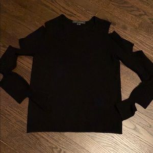 100% cashmere sweater with arm slits!